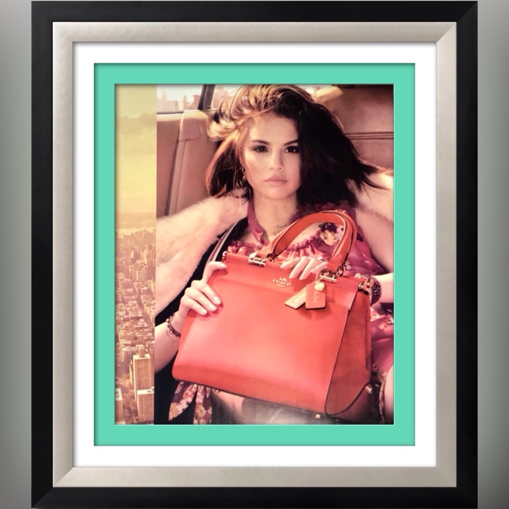 2017 Coach Selena Grace Bag Advertising Print